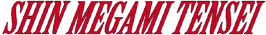 Shin Megami Tensei logo for Super Famicom